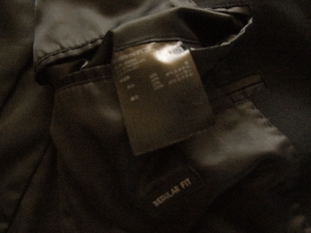 ユニクロ　フォーマル　ウール　かっこいいジャケット　ブラック　サイズＭ_画像8