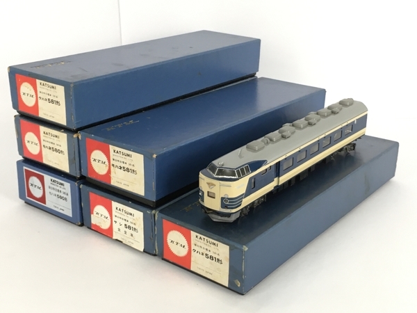 KTM 寝台特急電車 581系 6両セット 鉄道模型 HO ジャンク Y7985795