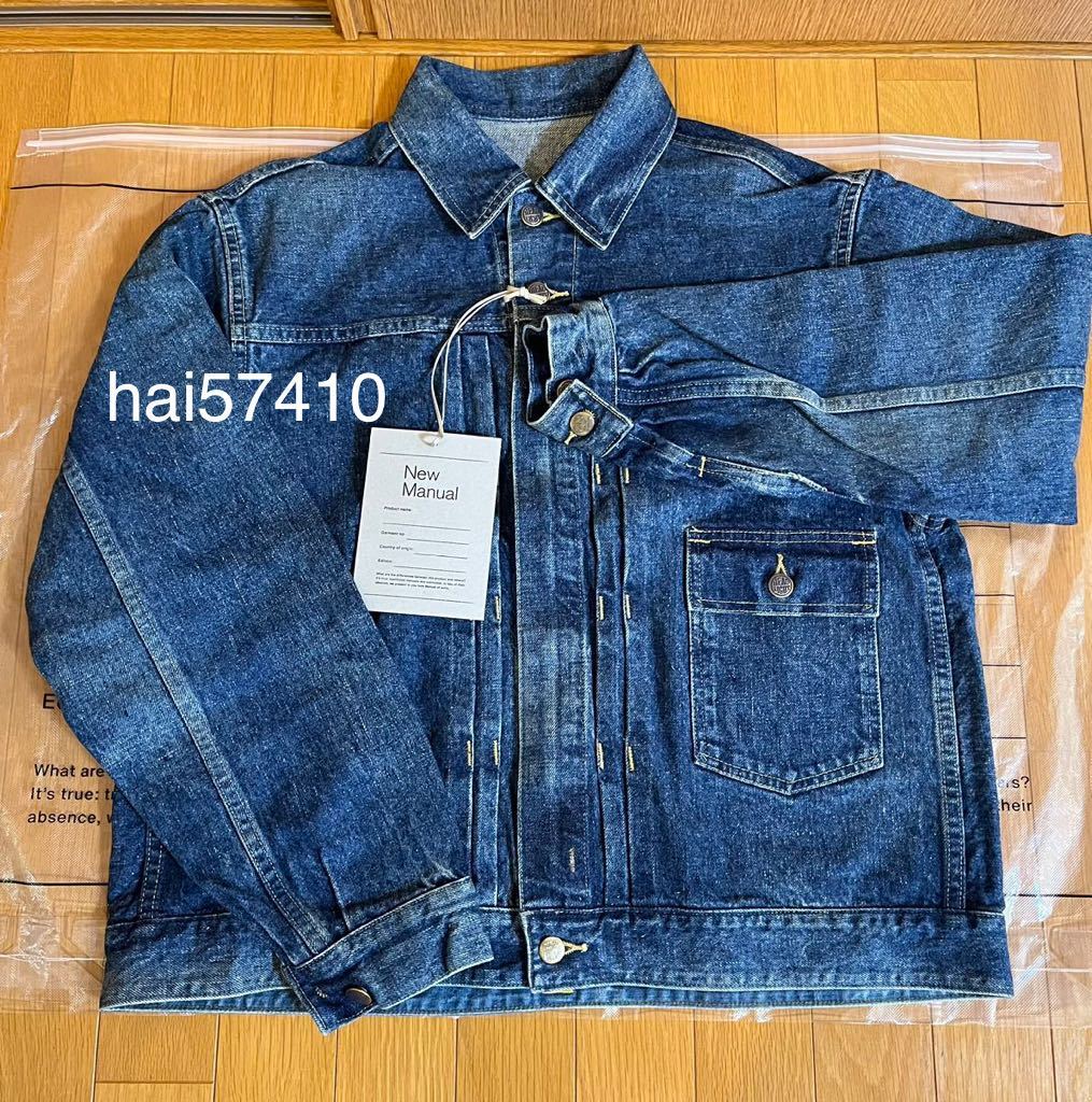 新品　New Manual #013　HEADLIGHT ZIP JACKET ニューマニュアル 藤原裕 長瀬 Levi''s デニムジャケット ヴィンテージ ビンテージ Tバッグ