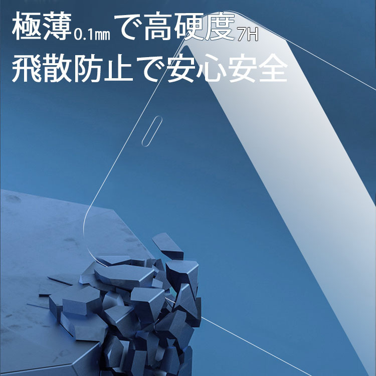 液晶保護 ガラスフィルム iPhone 13proMax 対応 飛散防止 極薄 2枚セット 保護フィルム_画像4