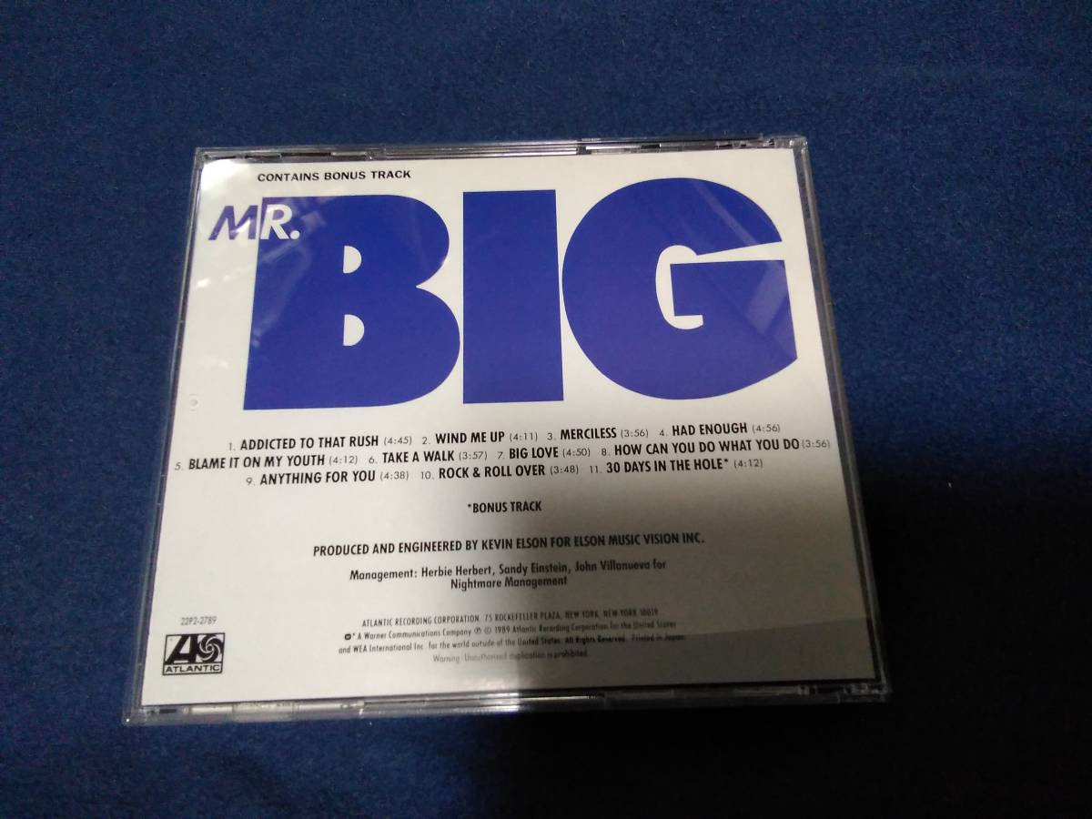 MR.BIG　ミスター ビッグ◆1st　国内盤CD_画像2