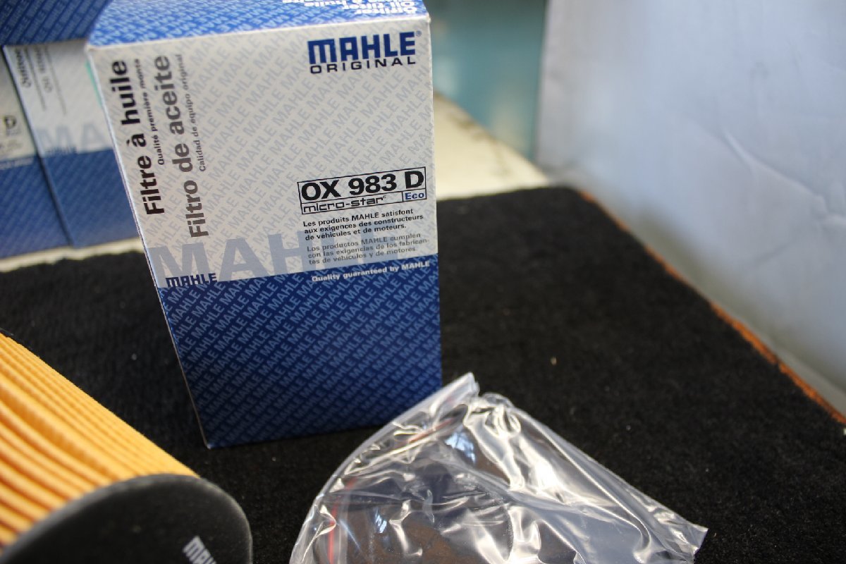 #233 【格安・未使用】ポルシェ 958カイエン エンジンオイルフィルター 95810722210 MAHLE OX983D_画像3