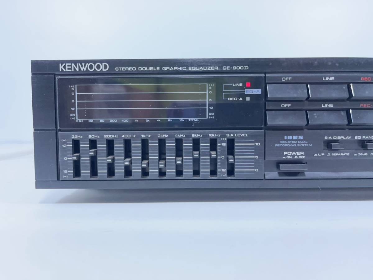 [ часть рабочее состояние подтверждено ][ внешний вид хороший ]GE-900D KENWOOD Kenwood графика эквалайзер Equalizer