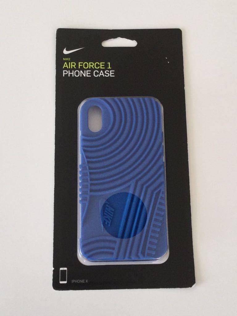 NIKE (ナイキ)iPhone X /AIR FORCE1 PHONE CASE/携帯ケース/ブルー_画像1