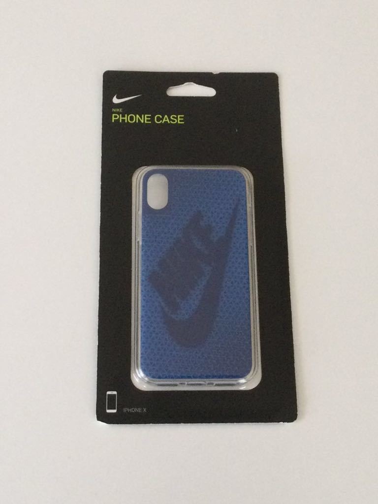 NIKE ( Nike )iPhone X /PHONE CASE/ mobile case / blue 
