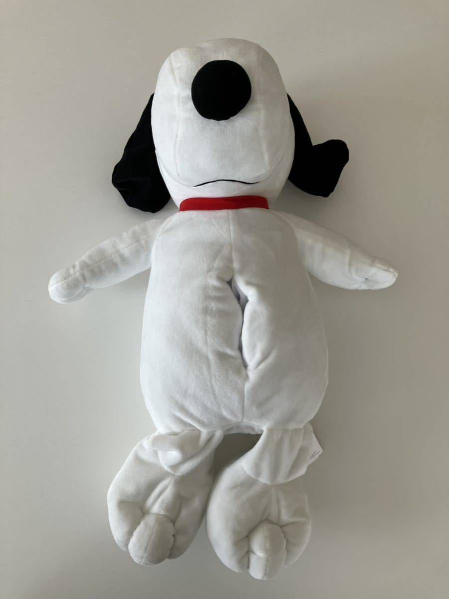 未使用/難あり●SNOOPY(スヌーピー )/ピーナッツ/ぬいぐるみティッシュカバー/ティッシュボックスケース/全長60cmの画像6