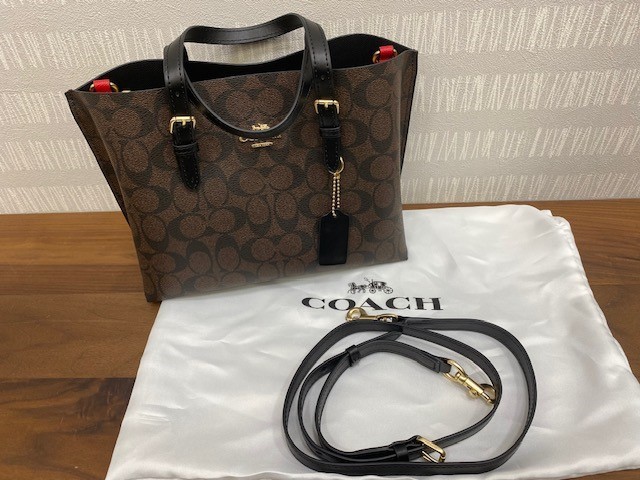 【未使用保管品】 COACH コーチ 2way バッグ　 トートバッグ 　ハンドバッグ　ショルダーバッグ　 C4250　◆10020