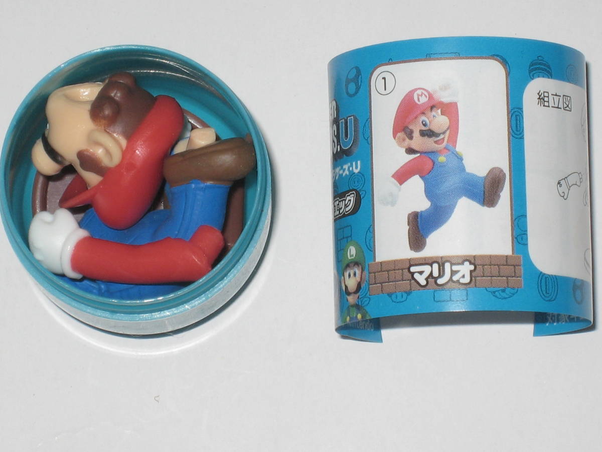  chocolate egg Shokugan figure nintendo Super Mario Brothers Mario Super Mario Brothers u