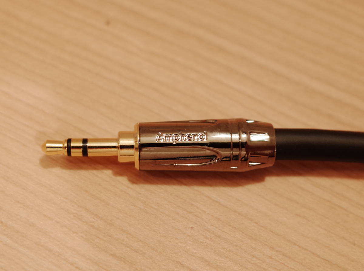 ★ 即決 MOGAMI 2549 RCA-ステレオミニプラグ3.5mm 変換ケーブル 4.5m Yケーブル 金メッキ NYS352AG NYS231BG-LL (アンフェノール変更可)★_アンフェノールスペーサー付KS3PC-AU変更可