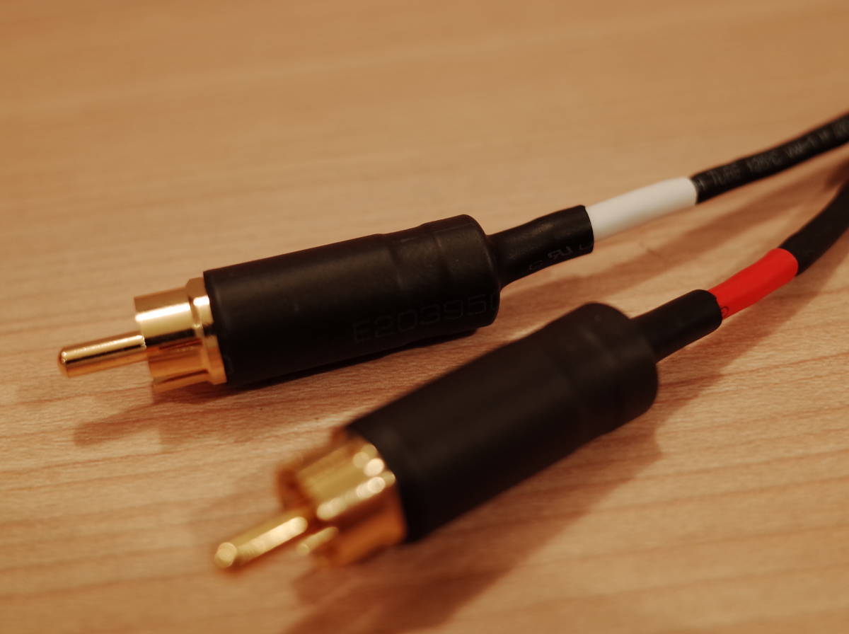 ★ 即決 BELDEN 88760 RCA-ステレオミニプラグ3.5mm Amphenol KS3PC-AU 変換ケーブル 2m Yケーブル 金メッキ NYS352AG ★_画像7