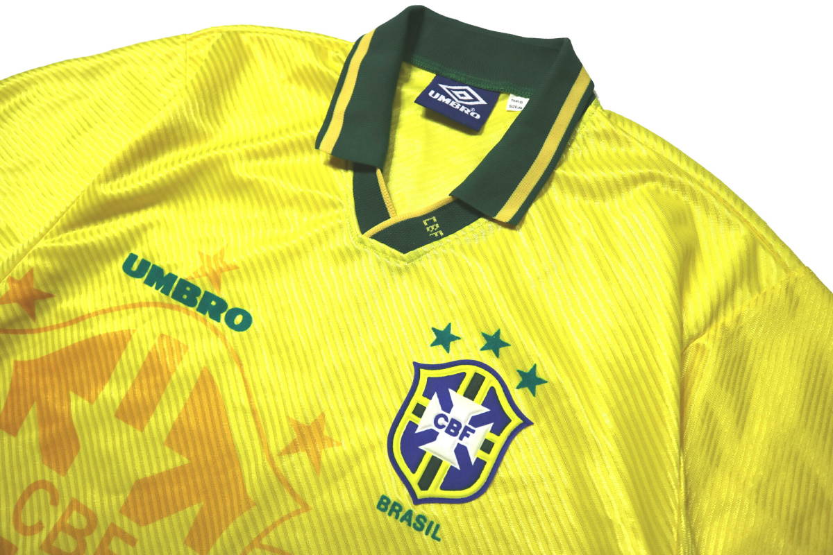 概ね美品!◇'94年 ブラジル製 UMBRO サッカーブラジル代表