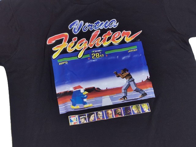 【新品】ドンペン SEGA コラボ Virtua Fighter Tシャツ【L】黒◆DONPEN セガ バーチャファイター ゲーム 格闘 対戦 ドンキ ドンキホーテ_画像2