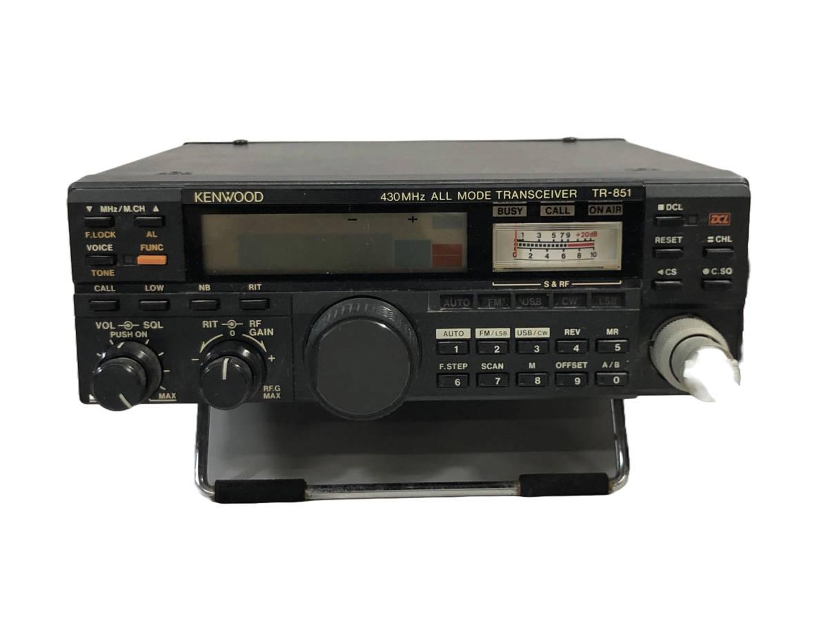 現状品】ケンウッド TR-851D 430mhz オールモード トランシーバー-