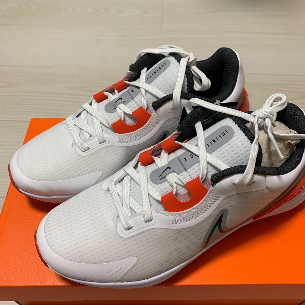 NIKE INFINITY PRO2 ワイド ゴルフシューズ 24.5cm-