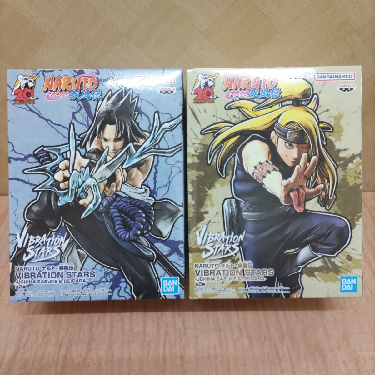 ナルト疾風伝 うちはサスケ＆デイダラフィギュア２体セット（新品未