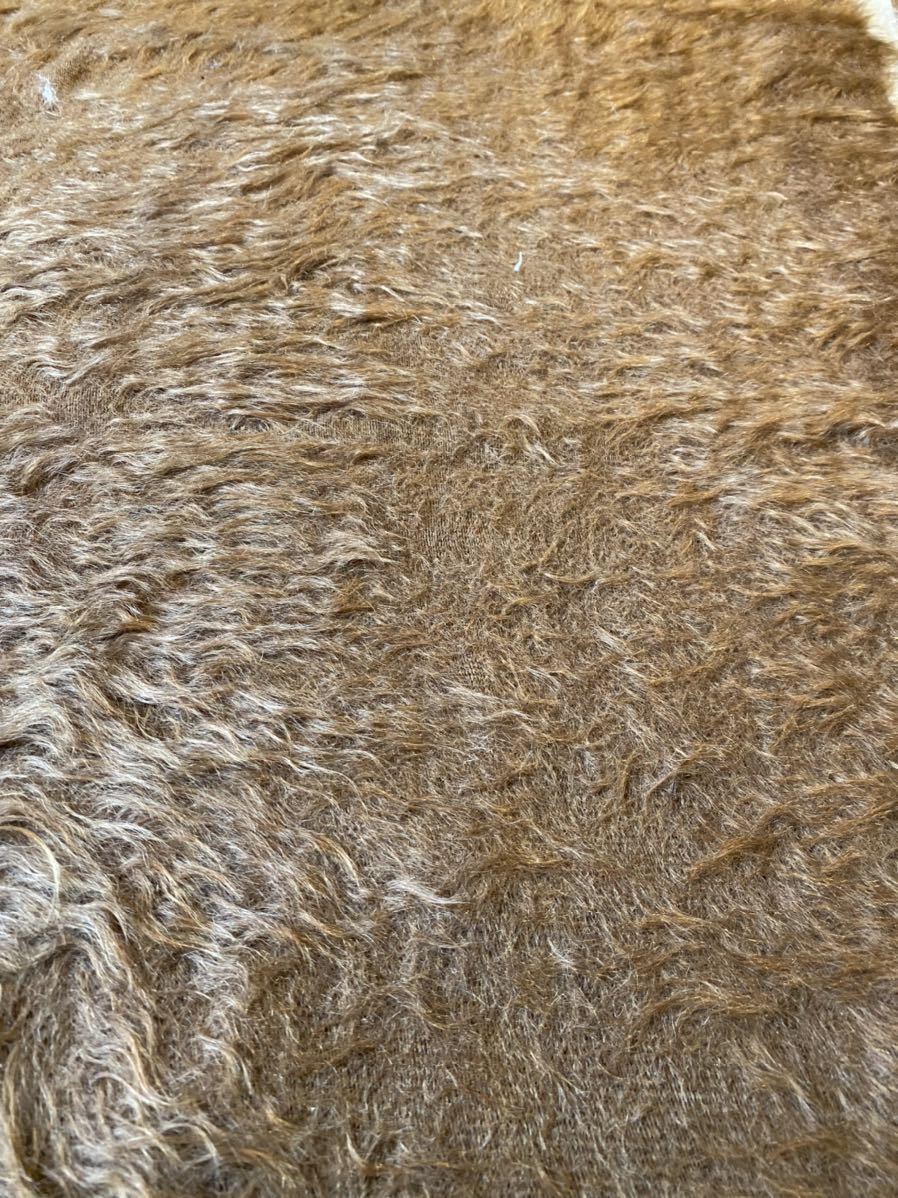 トルコ発アンティークのシイルトバッタニエ/大変貴重日本入手困難/アンゴラ山羊モヘアで織られた毛布/122×162/ソファカバーベッドカバーに_画像8