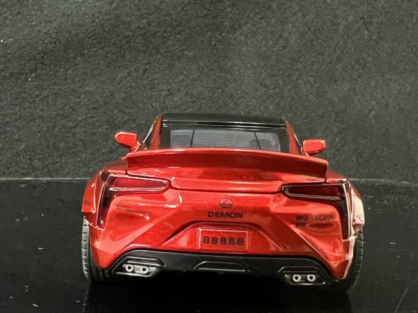 レクサス LEXUS LC500 レッド ミニカー 1/32　H138_画像8