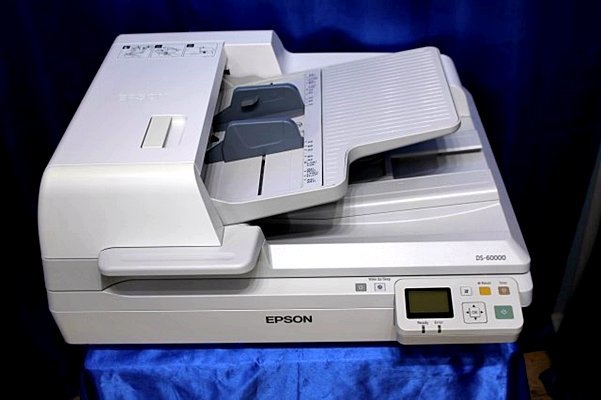 ★現状品★ EPSON A3対応 カラースキャナー ★DS-60000/ ネットワークスキャンパネル・ADF搭載★ 46171Y_画像1