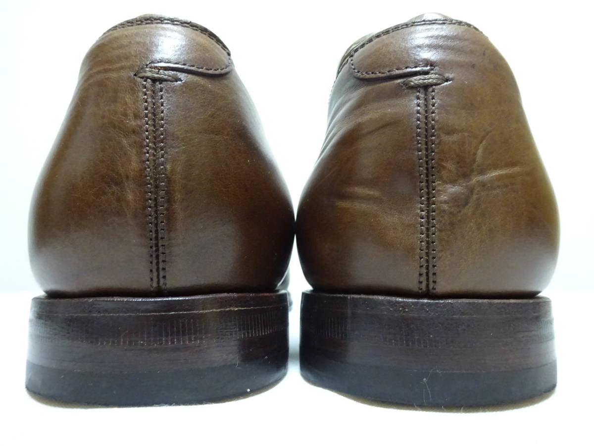 GUCCI Gucci колпак tu оксфорды распорка chip кожа обувь мужской Goodyear 9.5 28cm Италия производства 