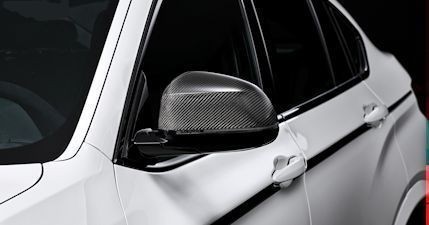 *BMW F25X3/F26X4/F15X5/F16X6 for twill carbon mirror cover / door mirror cover / side mirror cover / rearview mirror cover / Cross carbon 