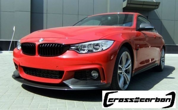 ●BMW F32/F33/F36 4シリーズ用 パフォーマンスカーボンバンパーリップ/カーボンスポイラー/カーボンリップ/フロントスポイラー/420/428_画像1