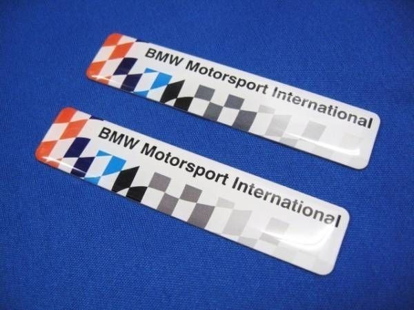 *BMW Motorsport emblem /F06 F07 F10 F11 F30 F31 F32 F34 F36 G30 G31 F01 F02 Motor Sport / side emblem / accessory 