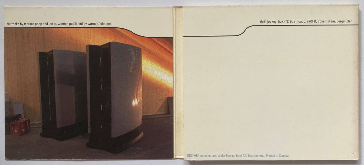 【CD】Microstoria / Snd ■Thrill Jockey■1996年■音響系■Mouse On Mars, OvalのMarkus Poppによるユニット■アンビエント名盤の画像4