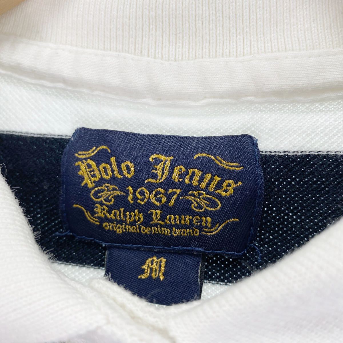 Gh22 Polo Jeans Ralph Lauren Ralph Lauren рубашка-поло с коротким рукавом cut and sewn окантовка M размер хлопок 100% женский женский 