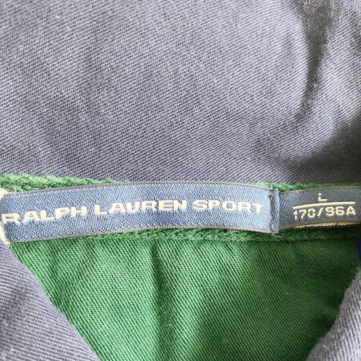 Ch31 RALPH LAUREN SPORT Ralph Lauren спорт tops рубашка с длинным рукавом рубашка-поло с длинным рукавом Golf одежда хлопок 100%. изначальный вышивка мужской джентльмен одежда L