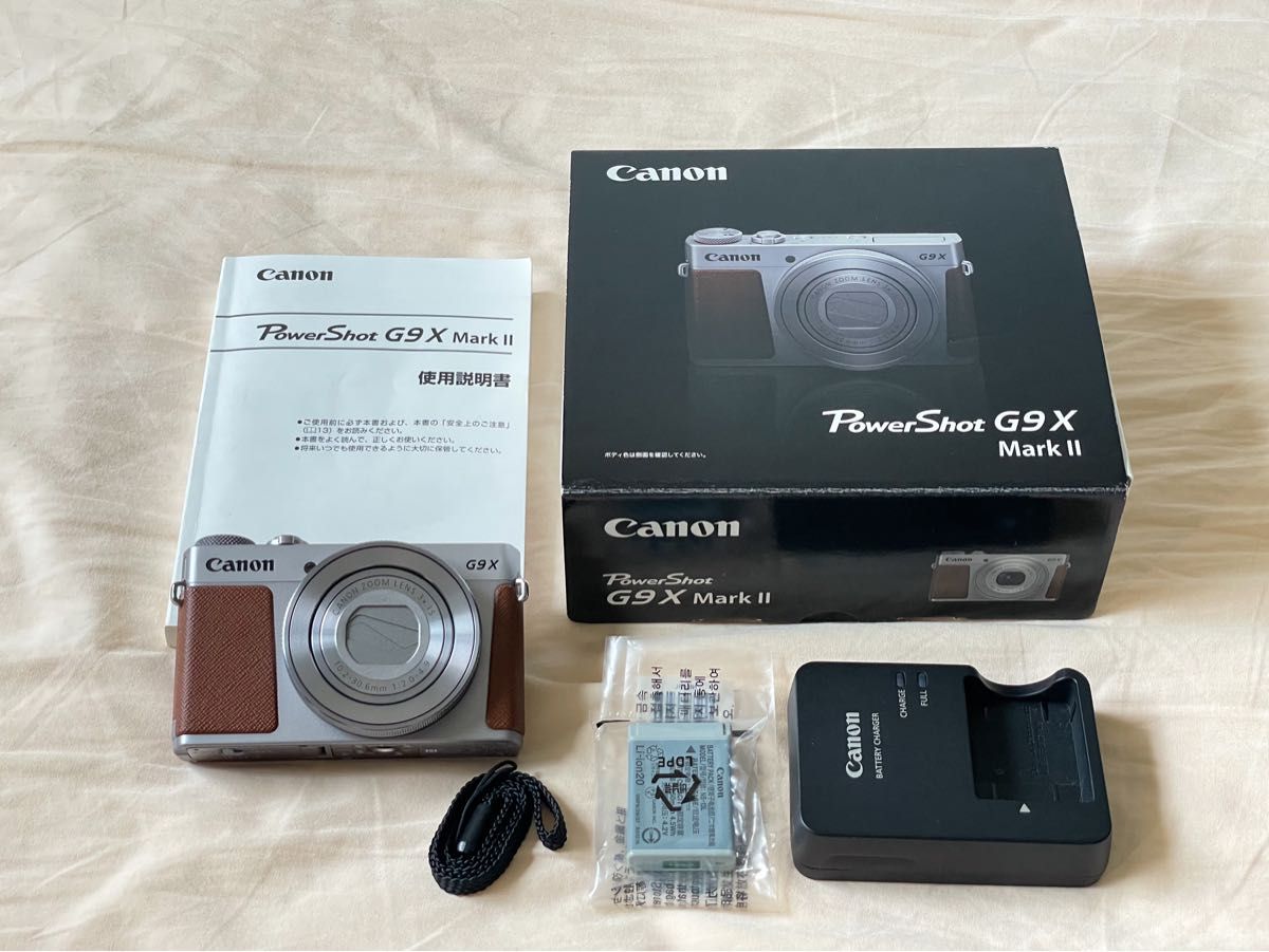 8/31 22時まで限定最終価格 Canon PowerShot G9X Mark Ⅱ 極美品 付属