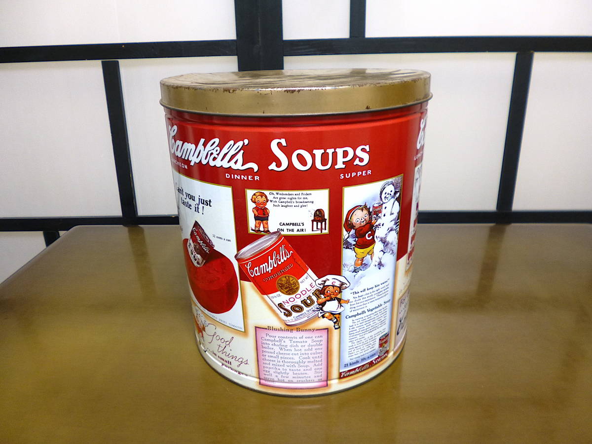 1991年 キャンベルスープ 缶 / 90s Campbell's Soup Cans ビンテージ Vintage アンティーク antique バケツ_画像3