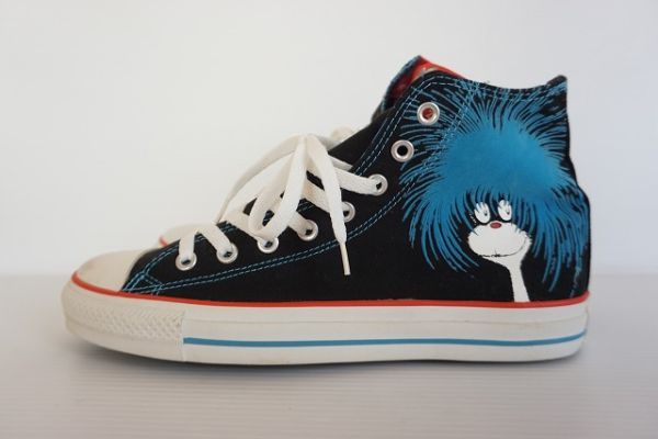 【即決】CONVERSE ALL STAR by Dr.Seuss コラボ コンバース オールスター メンズ スニーカー ハイカット 黒ベース サイズ:27.5【831497】_画像4