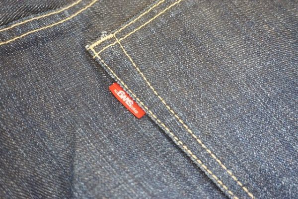 【即決】Swagger スワッガー メンズ デニムパンツ ラメ入り ジーンズ ワッペン 紺色 サイズ:34 日本製 【830871】_画像9