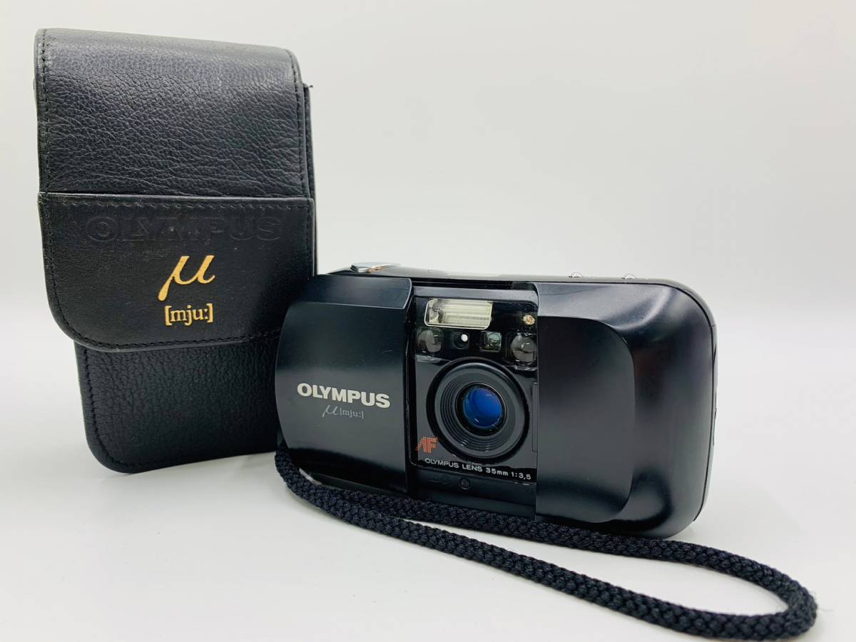 ✨動作品✨OLYMPUS オリンパス ミュー μ 初代 フィルムカメラ