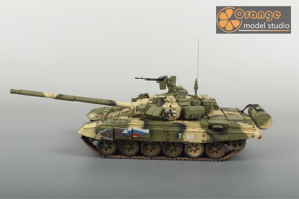 No-482 1/35 Russia army T-90A. war tanker army for tank plastic model final product 