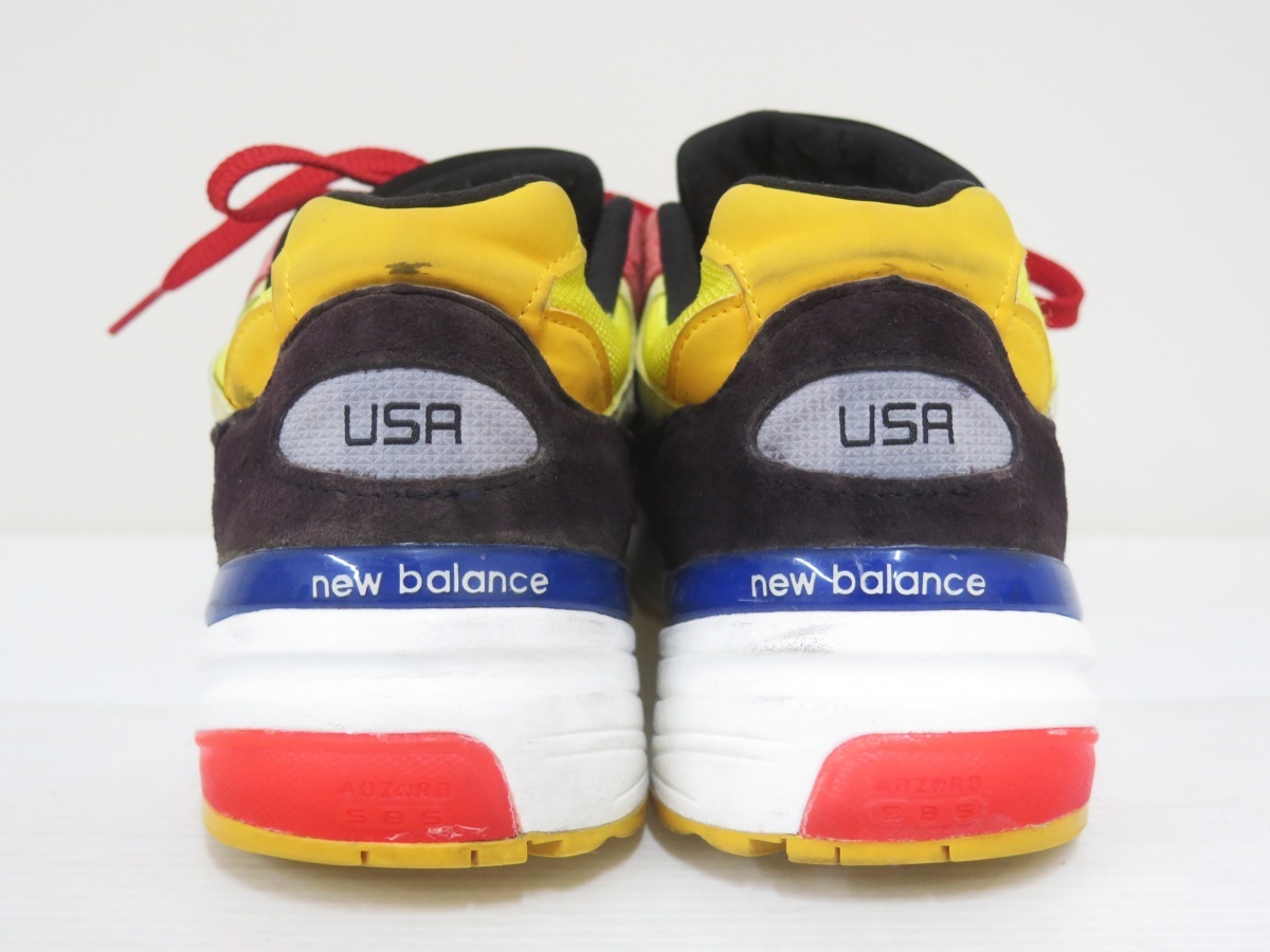 NEW BALANCE ニューバランス M992DM スエードメッシュスニーカー USA製_画像3