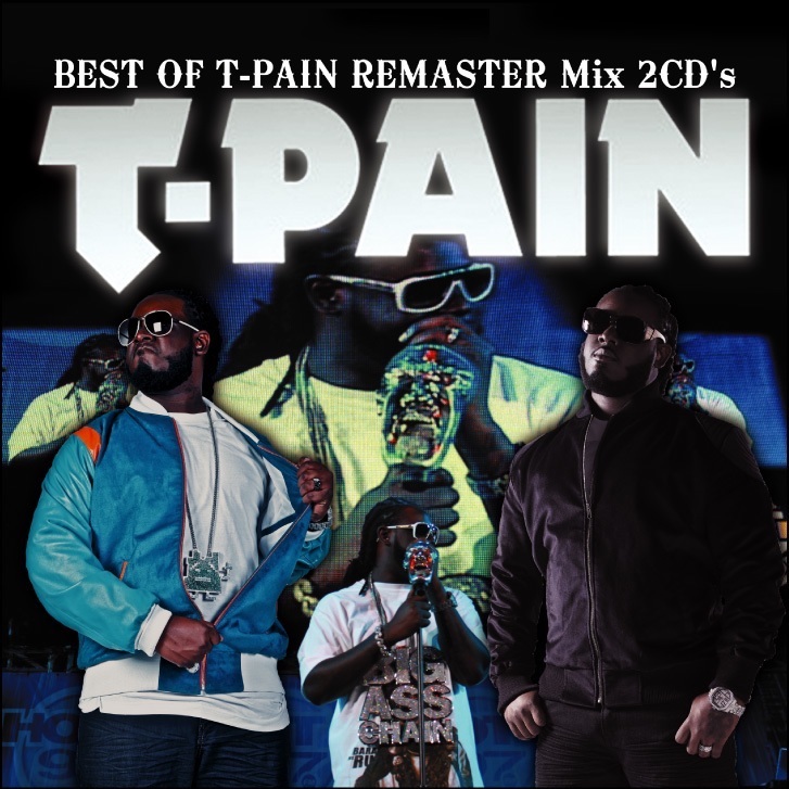 ・T-Pain Remaster Best Mix 2CD ティーペイン 2枚組【63曲収録】新品