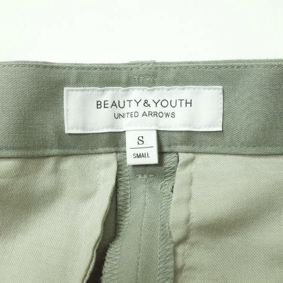 BEAUTY＆YOUTH UNITED ARROWS ビューティーアンドユース ラチネタックテーパードパンツ 1614-139-5207 S ライトグリーン ボトムス g12220_画像3