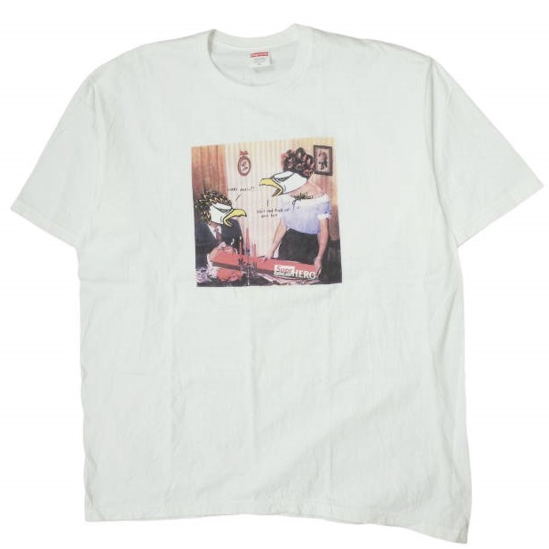 SUPREME x ANTI HERO シュプリーム アンタイヒーロー 22SS 別注 アメリカ製 Curbs Tee カーブスTシャツ XL WHITE 半袖 MADE IN USA s18435_画像1