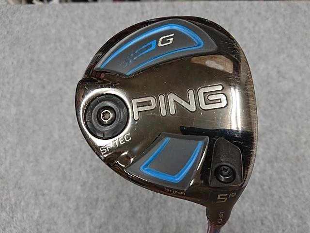 PING ピン Gフェアウェイウッド SF TEC 5W 19° 純正カーボン ALTA J 50 (SR) 日本仕様_画像1