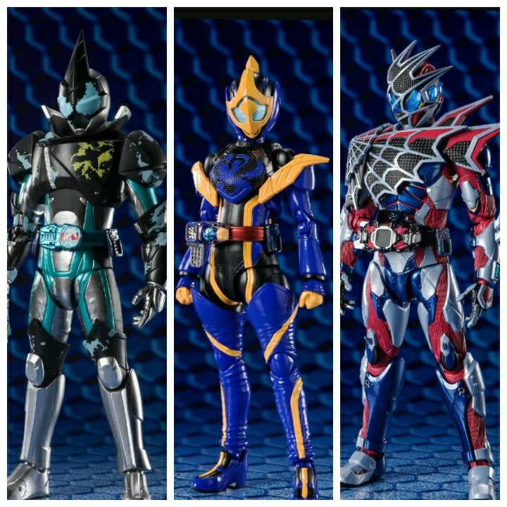 輸送箱未開封 3体セット S H Figuarts 仮面ライダーエビル 仮面