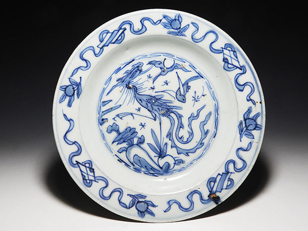 多寶屋】XD216□大明成化年制款闘彩荷塘荷花紋大碗珍品高さ7.5cm