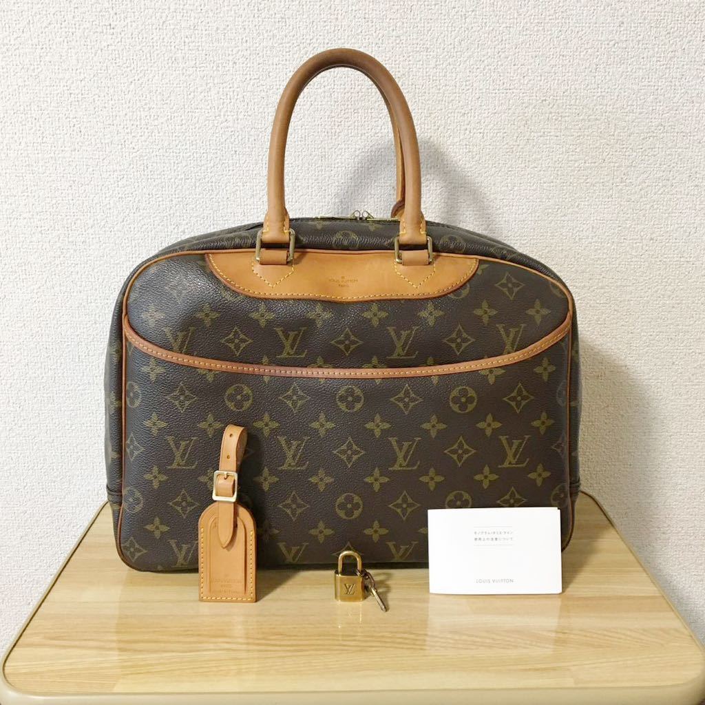 LOUIS VUITTON ルイヴィトン モノグラム ドーヴィル ハンドバッグ 美品