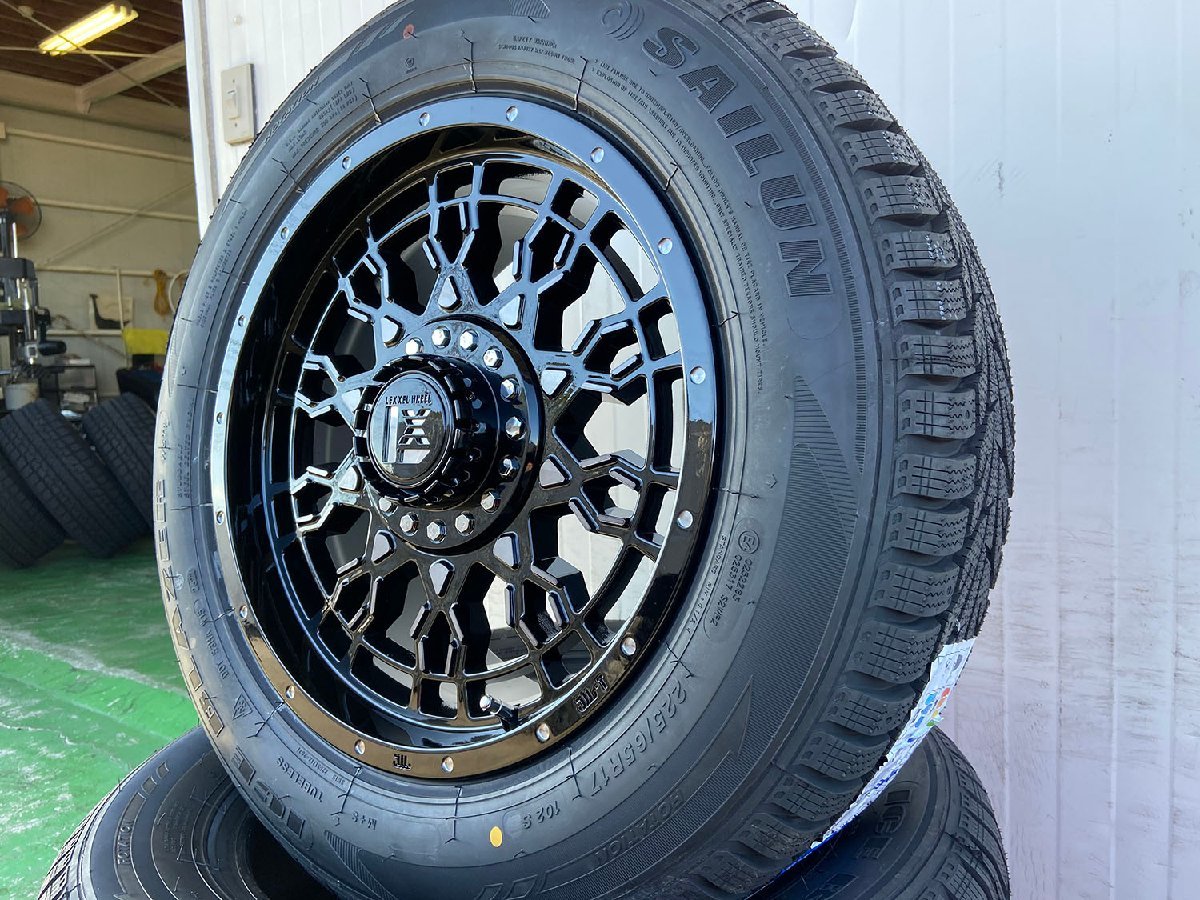 10月発送 デリカD5 RAV4 CX8 CX5 スタッドレス SAILUN WSTX 225/65R17 17インチ 新品 タイヤホイールセット 1台分_タイヤはイメージ画像です。