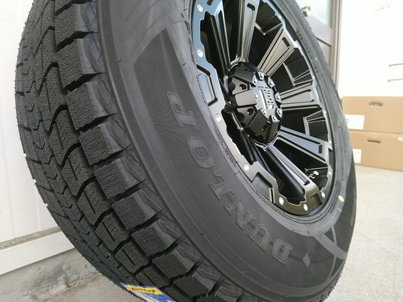 DUNLOP スタッドレス ウィンターマックス SJ8+ 265/70R17 265/65R17 275/65R17 プラド サーフ ハイラックス FJ タイヤホイール DeathRock_画像5