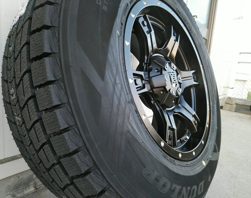 スタッドレス ダンロップ ウィンターマックス SJ8 265/70R17 265/65R17 275/65R17 プラド サーフ ハイラックス FJ タイヤホイール OutLaw_画像4