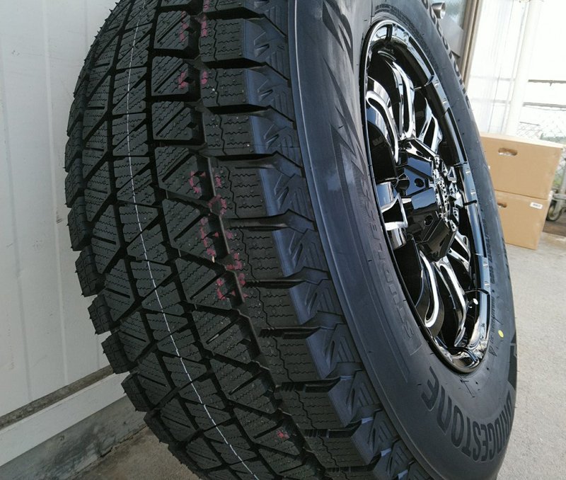 ブリヂストン スタッドレス ブリザック DM-V3 265/70R17 265/65R17 プラド ハイラックス FJ サーフ H3 タイヤホイールセット Balano_画像5