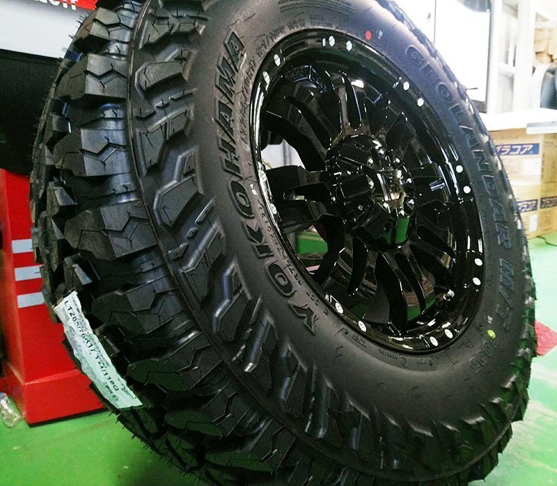 150プラド FJ サバーバン タホ H3 エスカ タイヤホイール Balano ヨコハマ ジオランダー G003 M/T 265/70R17 285/70R17_画像6