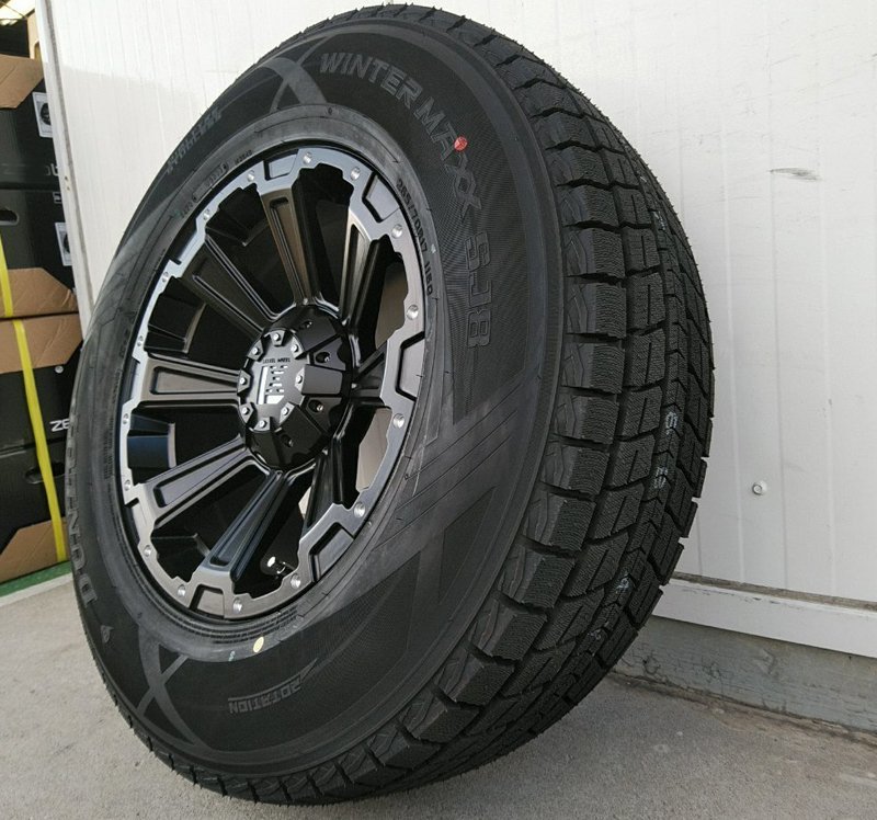 スタッドレス プラド サーフ ハイラックス FJ タイヤホイールセット ダンロップ winter MAXX SJ8 265/70R17 265/65R17 275/65R17 DeathRock_画像4