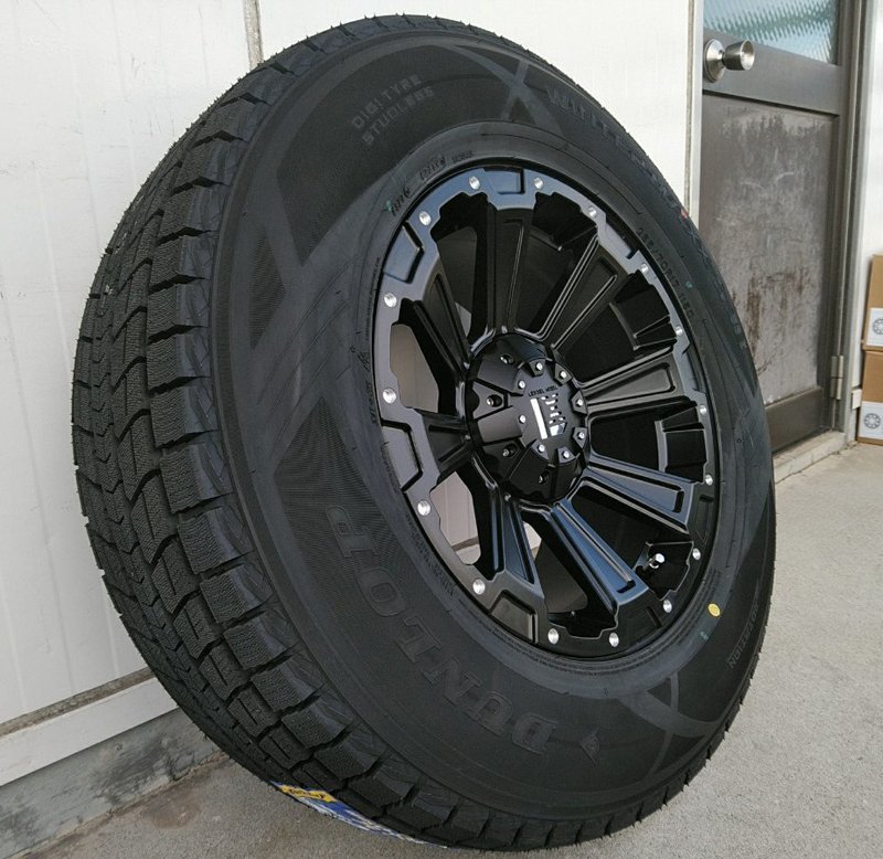 スタッドレス プラド サーフ ハイラックス FJ タイヤホイール DeathRock ダンロップ winter MAXX SJ8+ 265/70R17 265/65R17 275/65R17_画像3